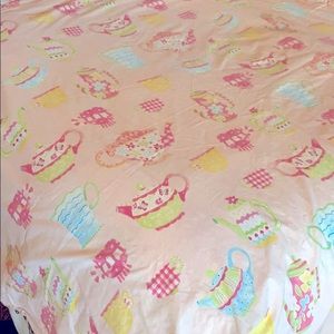 Pottery Barn Kids Teapot Twin Duvet Cover